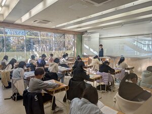 2科4科・英語入試模擬体験会を行いました。