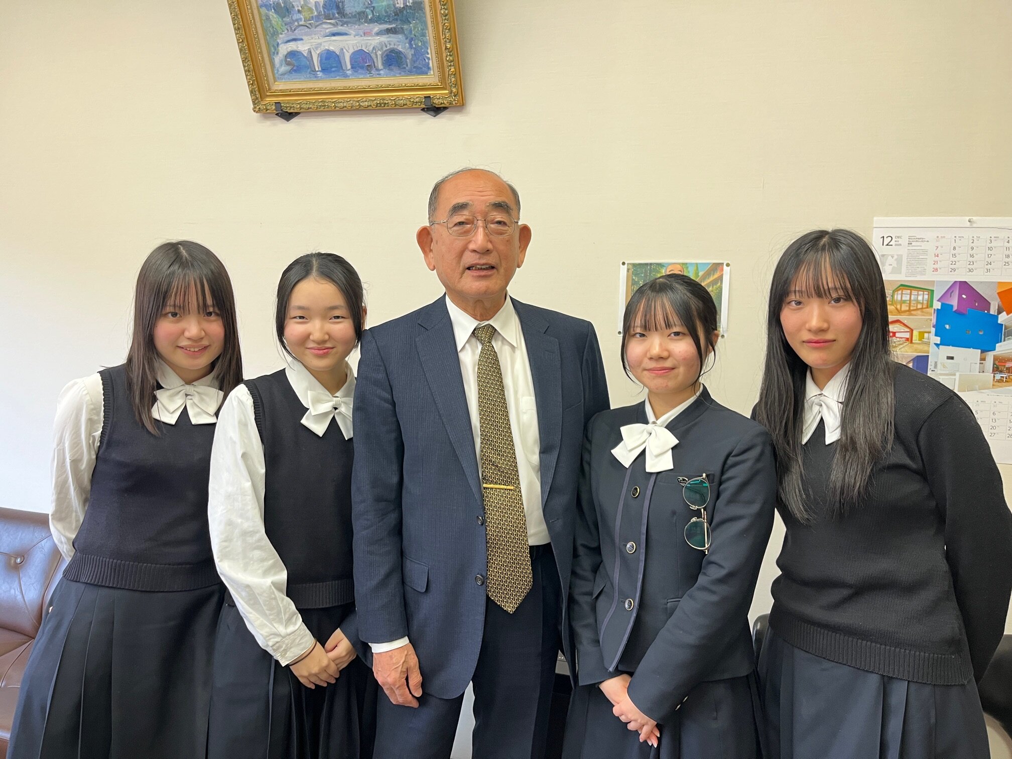 鉄道模型デザイン班　理事長訪問