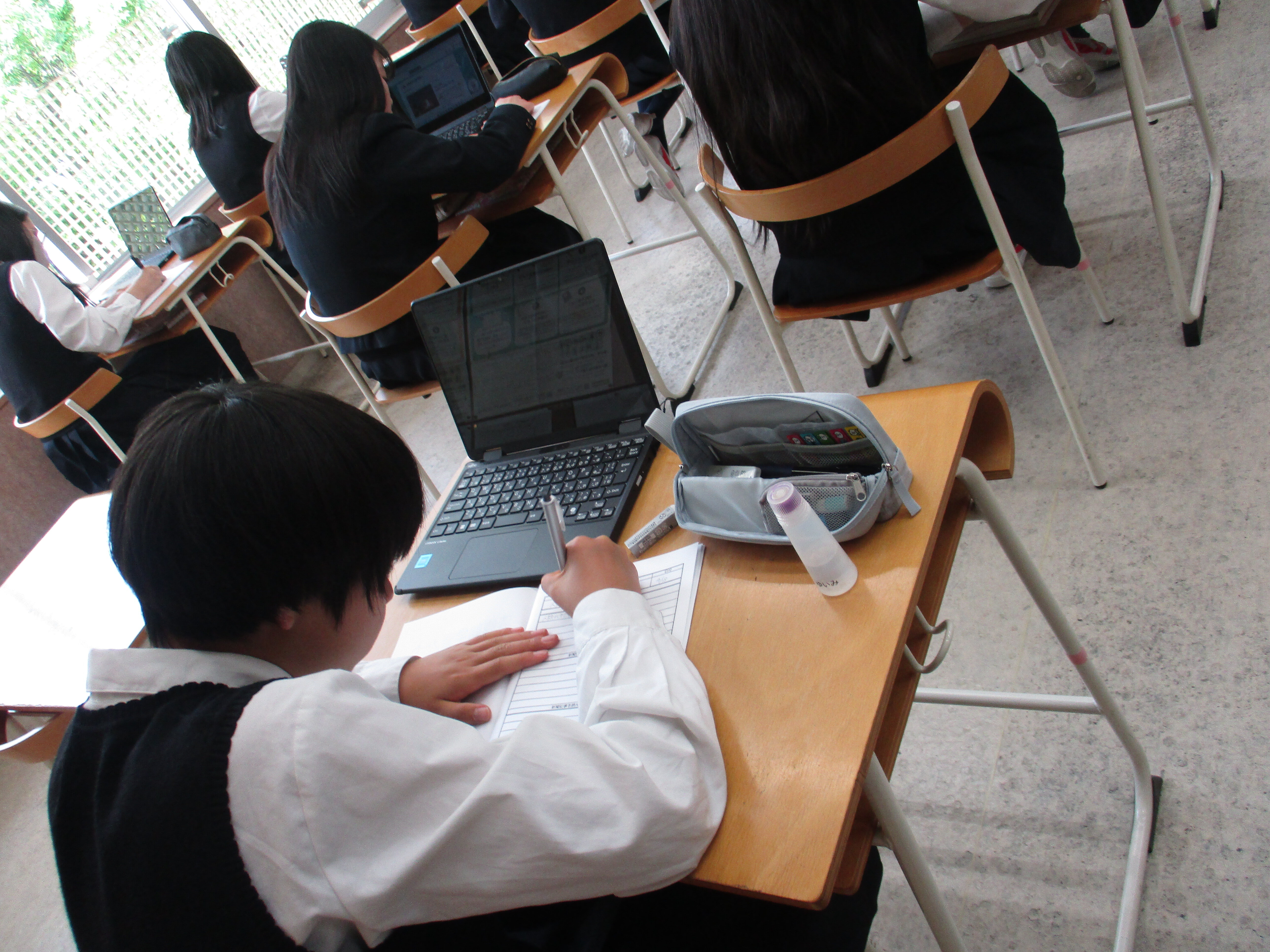 朝学習の様子をお伝えします